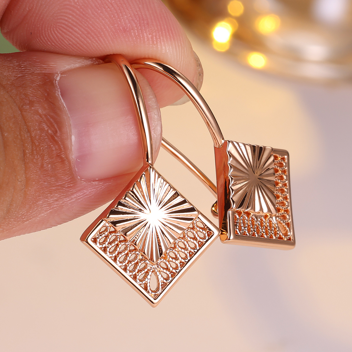 Unisex Plated Hoop Earrings, Minimalist Elegant Design